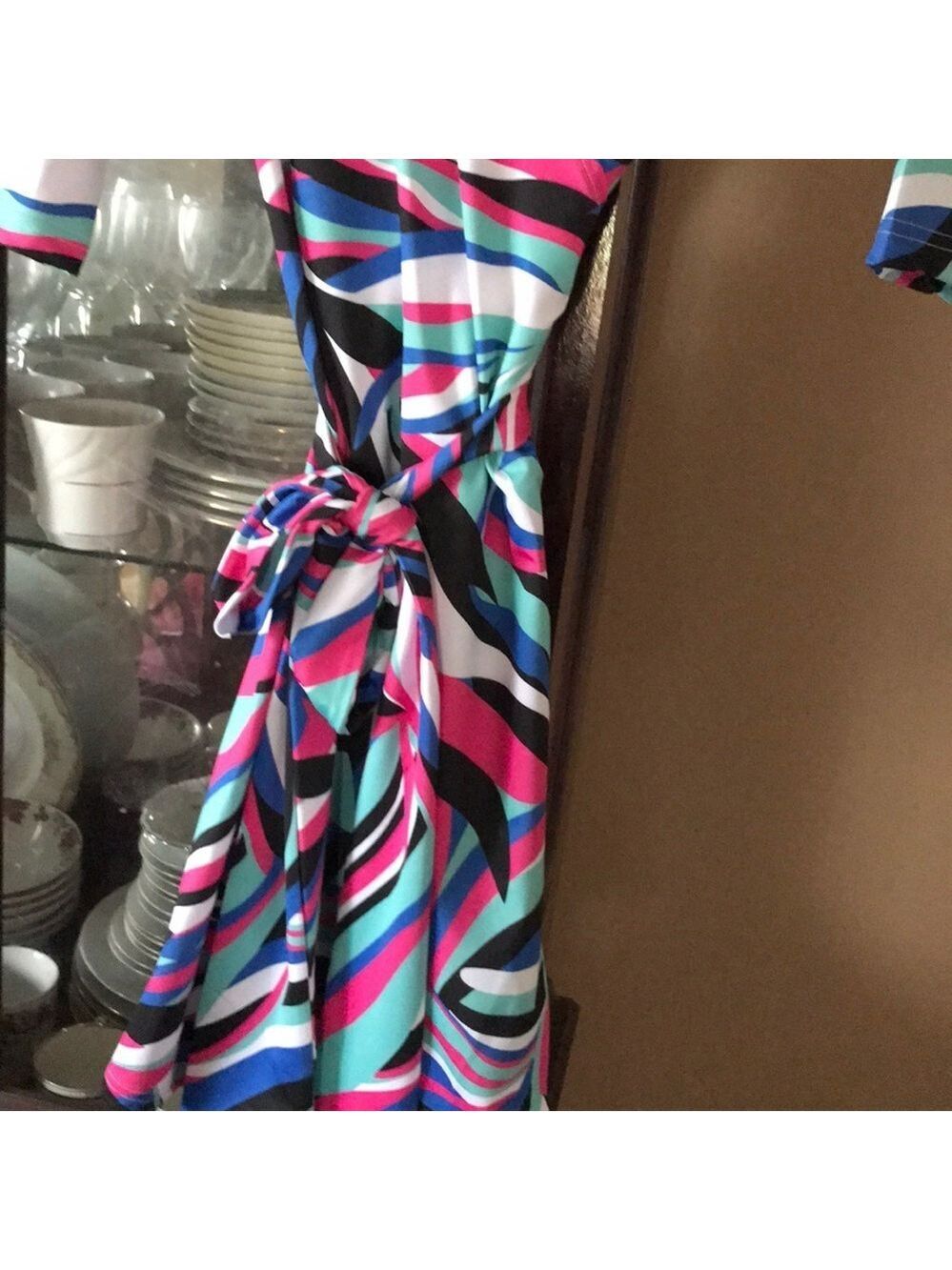NWOT tag Tracy Negoshian true wrap dress - Picture 3 of 4